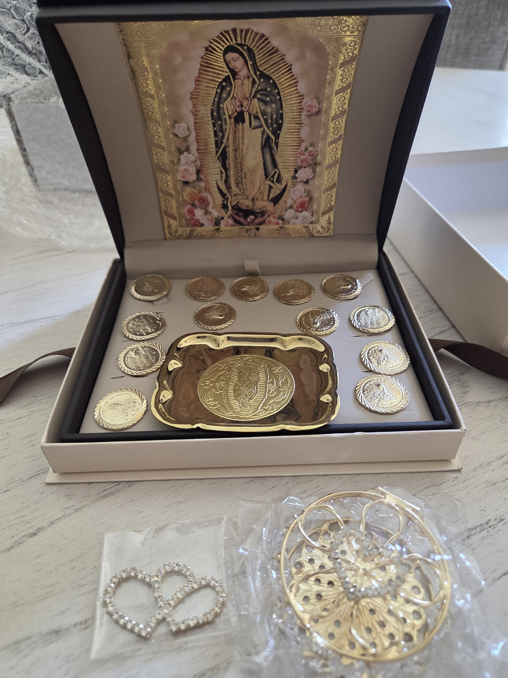 Cuitáxi 14k Gold Plated Wedding Arras for Ceremony